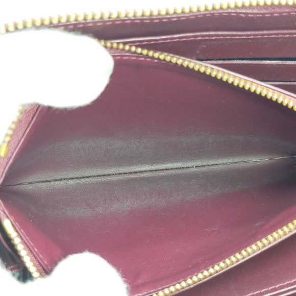 authentic  Louis Vuitton  Zippy Wallet Amarante vernis - Picture 8 of 12